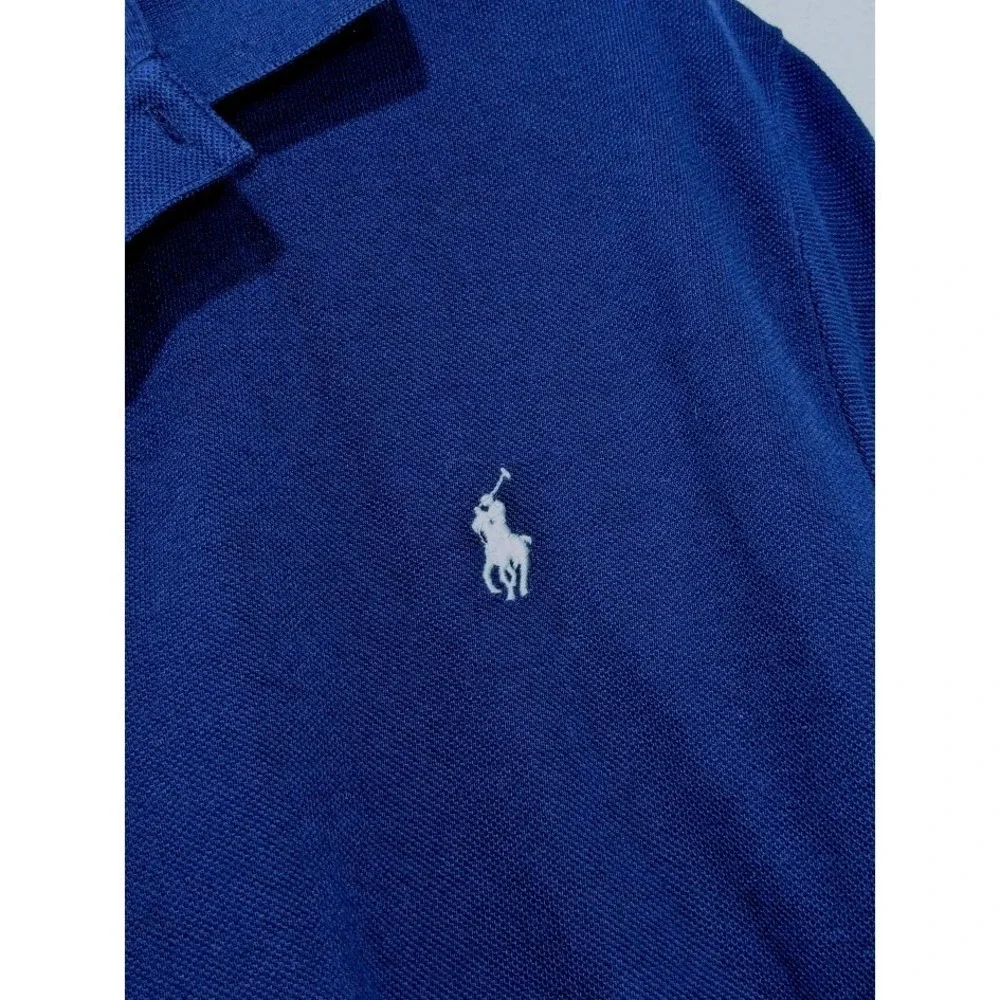 Polo Ralph Lauren Men Polo Shirt XXL Blue Classic Fit Short Sleeve‎ Cotton